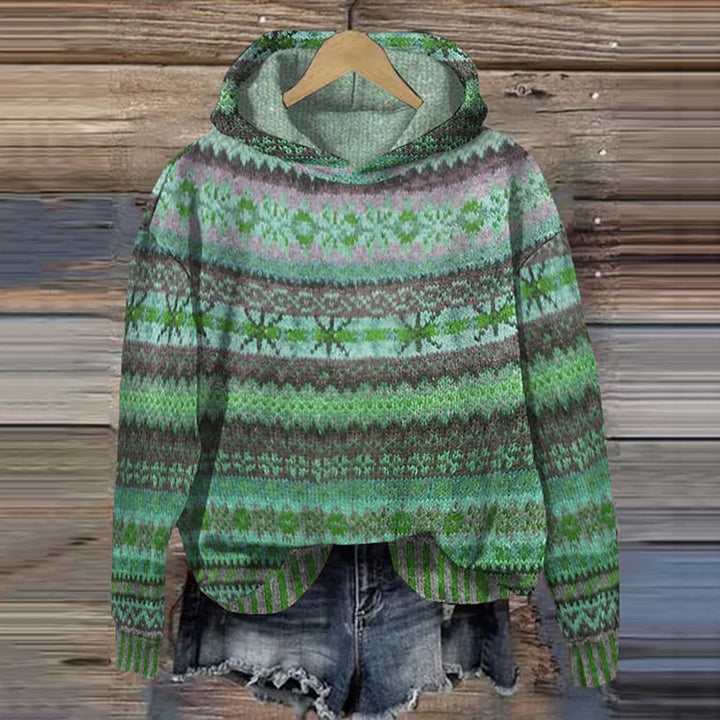 Gaby | Etnisk Retro Hoodie
