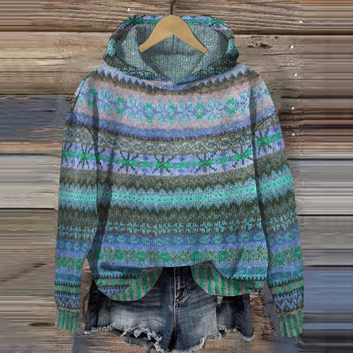 Gaby | Etnisk Retro Hoodie