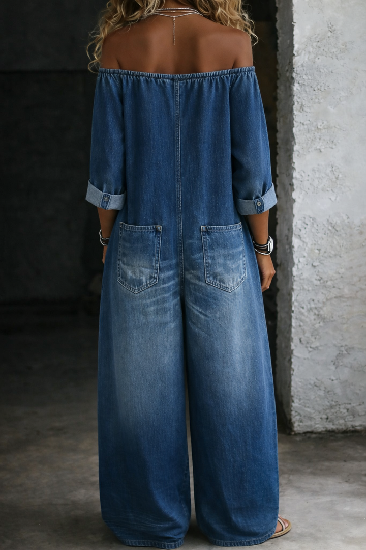 Elena™ | Axelbandslös Jumpsuit
