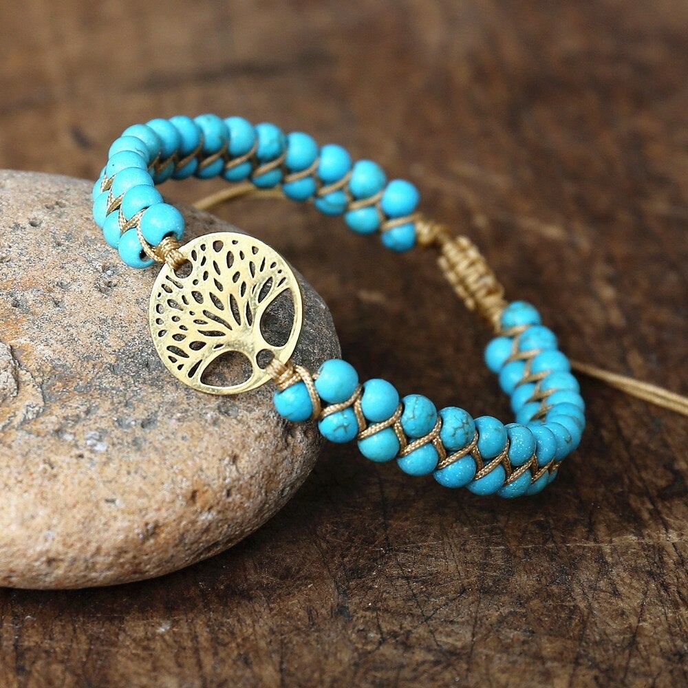 MARGA | TURKOS STEN ARMBAND