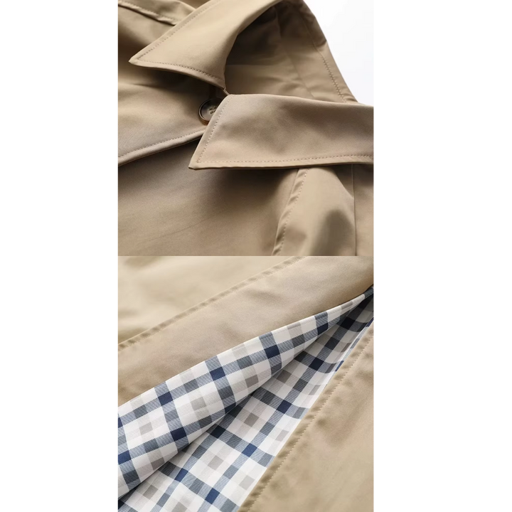 Eleanor – Klassisk Lång Trenchcoat