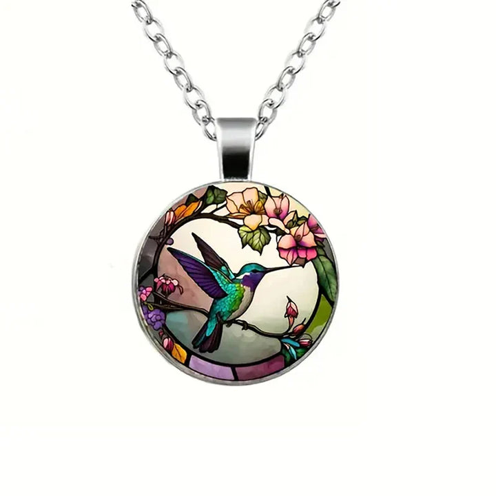 Linnea™ | Halsband med kolibri-hänge