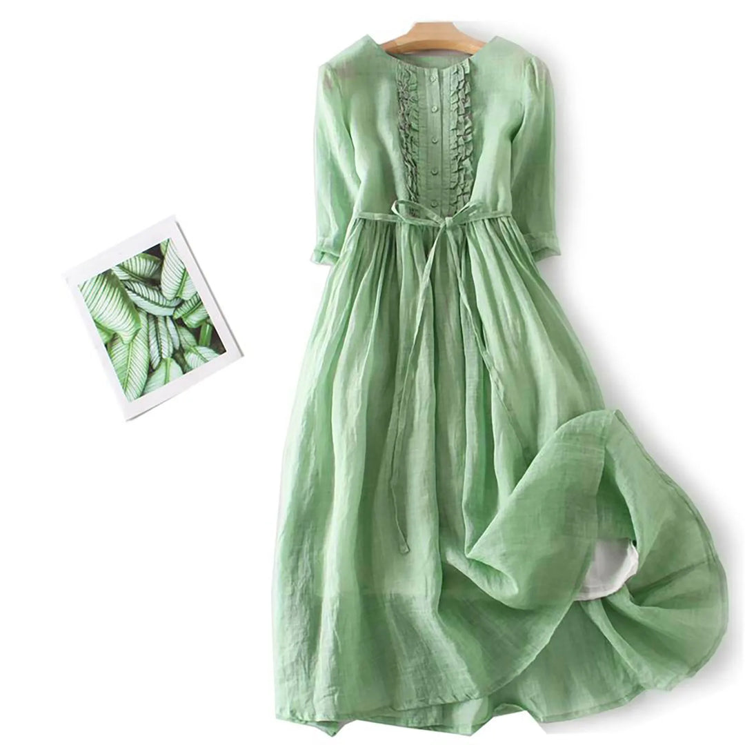 GlamMouris™ | Elegant klänning med knappar