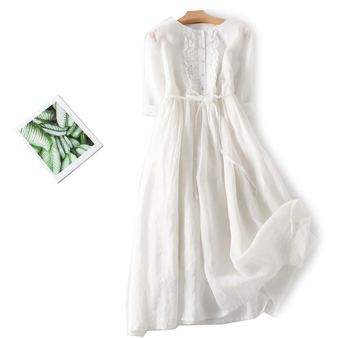 GlamMouris™ | Elegant klänning med knappar