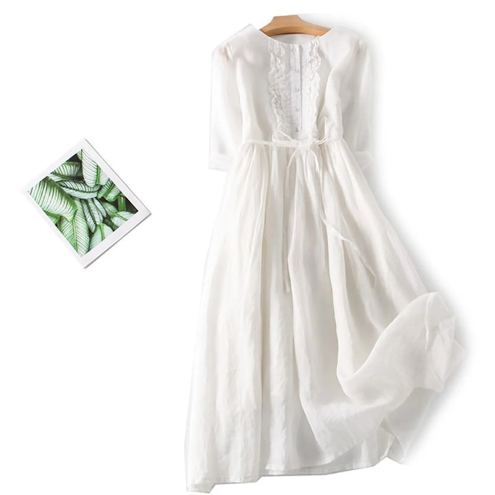 GlamMouris™ | Elegant klänning med knappar