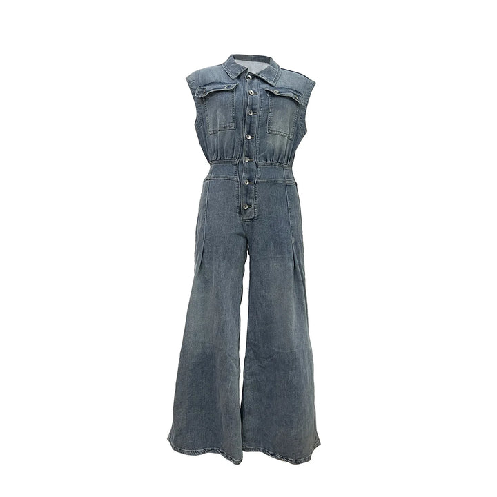 Stella™ | Denim Jumpsuit Vida