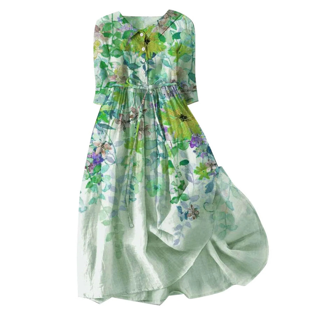 GlamMouris™ | Elegant klänning med knappar