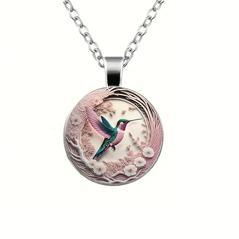 Linnea™ | Halsband med kolibri-hänge