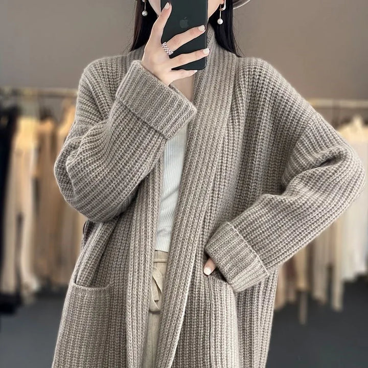 Hayden Isabella™ | Öppen Stickad Cardigan