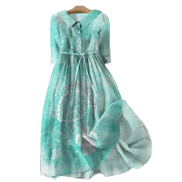 GlamMouris™ | Elegant klänning med knappar