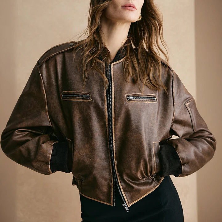 Sofia Amoretti Chic Läderjacka