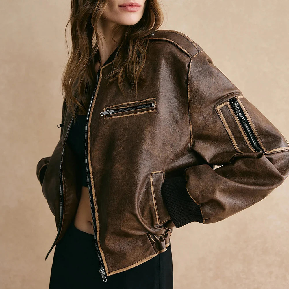 Sofia Amoretti Chic Läderjacka