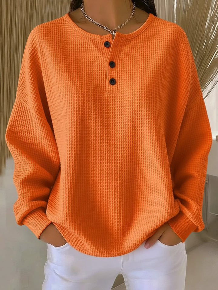 Anne | Avslappnad sweatshirt med krage