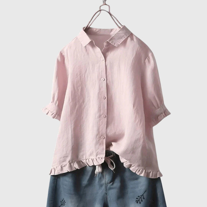 Pamela™ | Elegant och Raffinerad Skjorta
