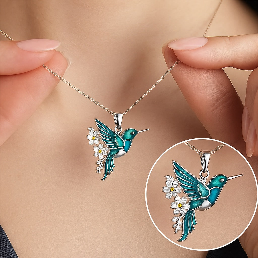 Leif™ | Kolibri-halsband med örhängen