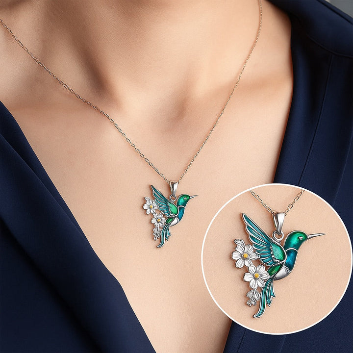 Leif™ | Kolibri-halsband med örhängen