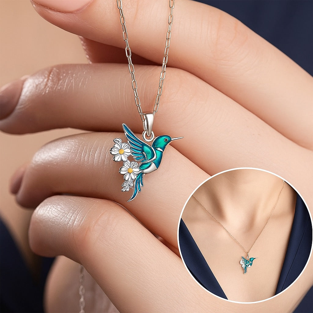 Leif™ | Kolibri-halsband med örhängen