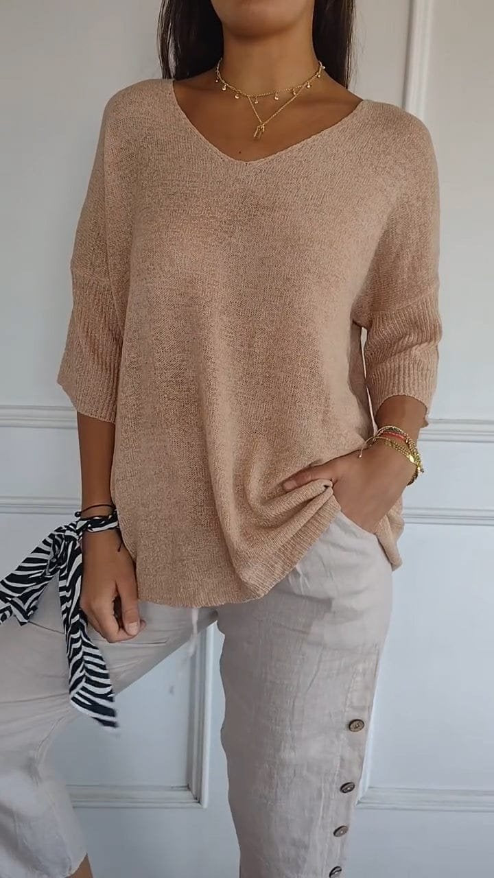 Sigrid™ | Top med V-ringning