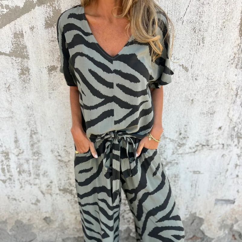 Wynn - Set med safariprint
